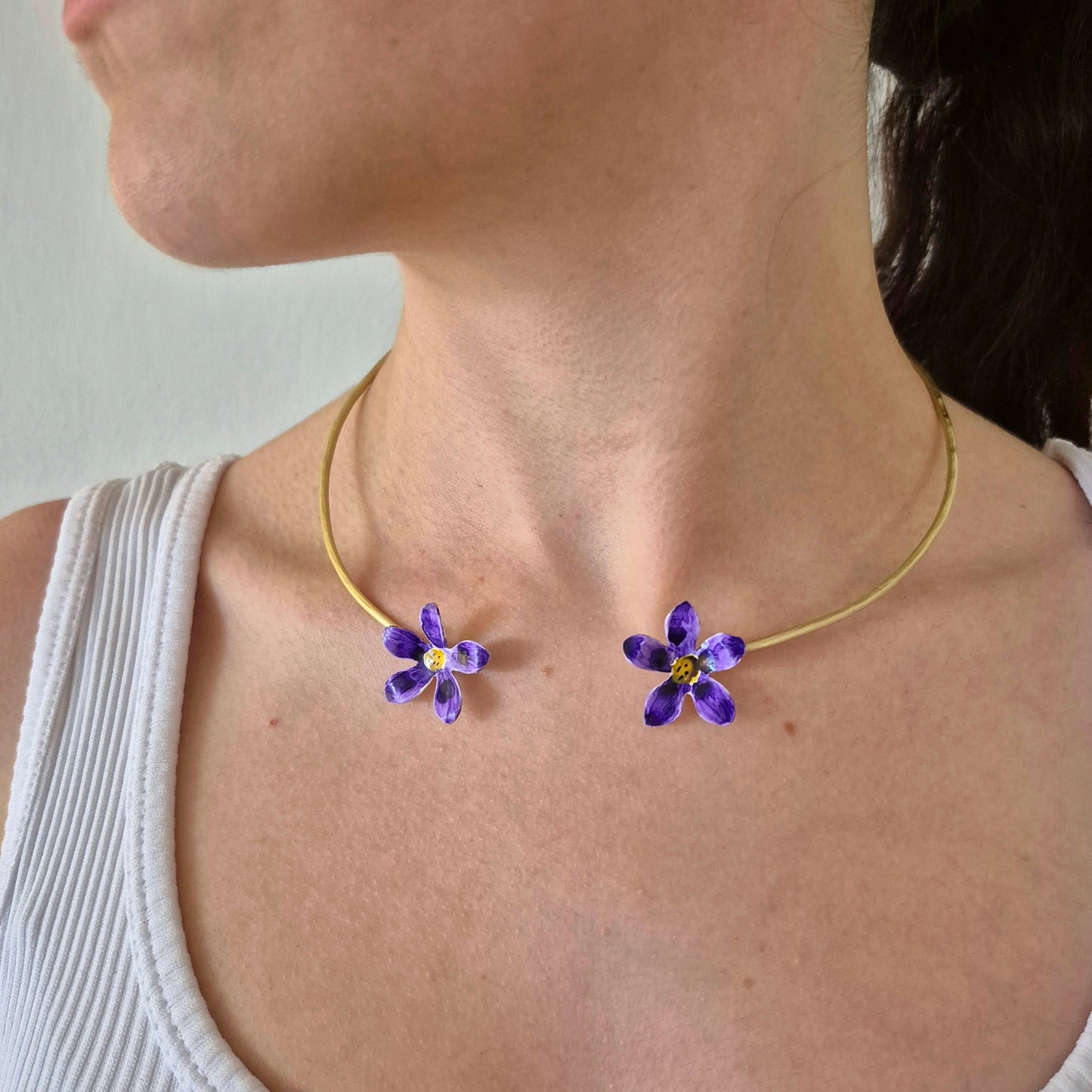 Gargantilla Rigida Violeta del Teide