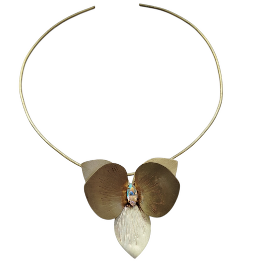 Gargantilla Rigida Orquídea