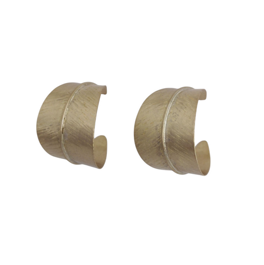 Pendiente Argolla Hojas de Oliva