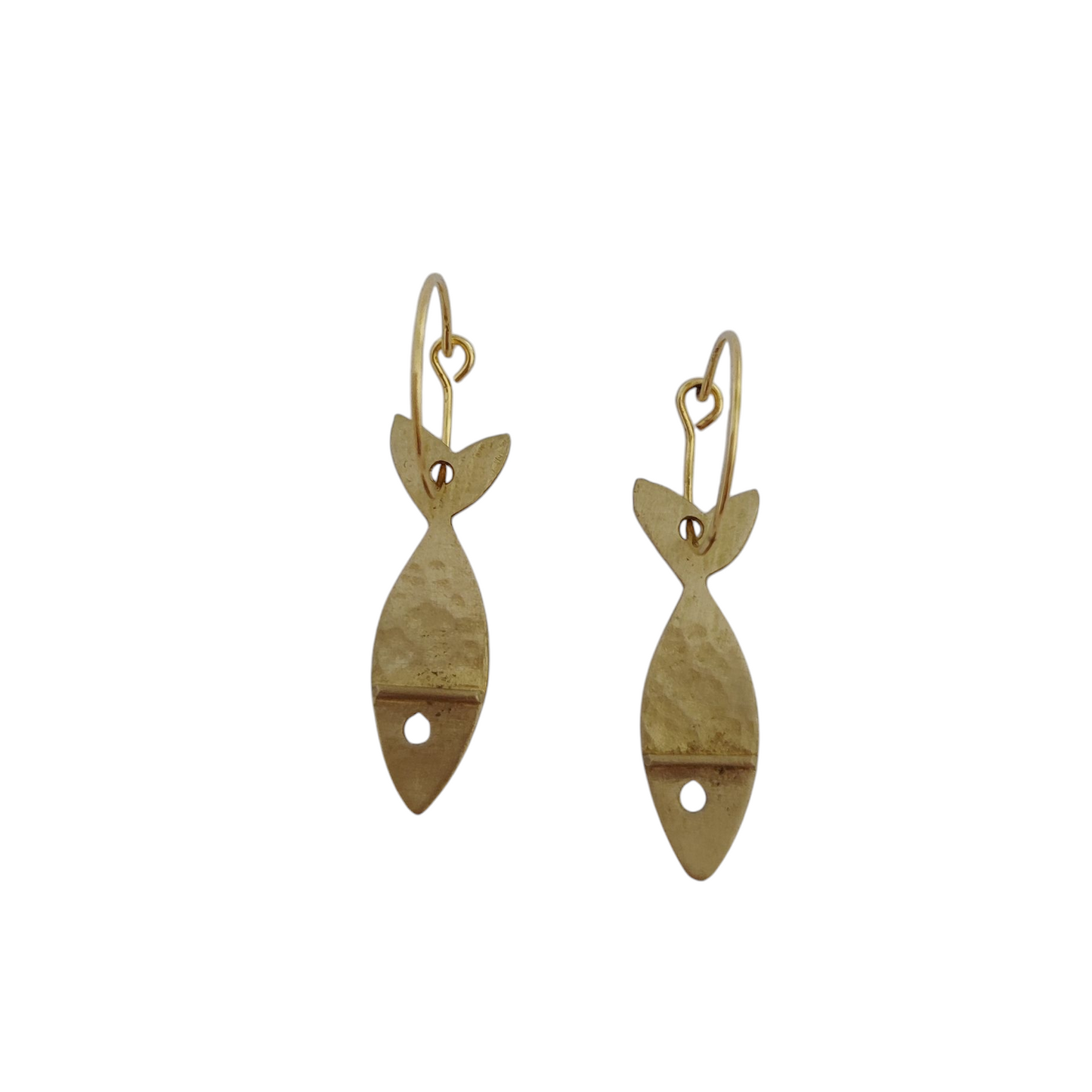 Pendiente pez  Chicharros - Argollas Pequeñas