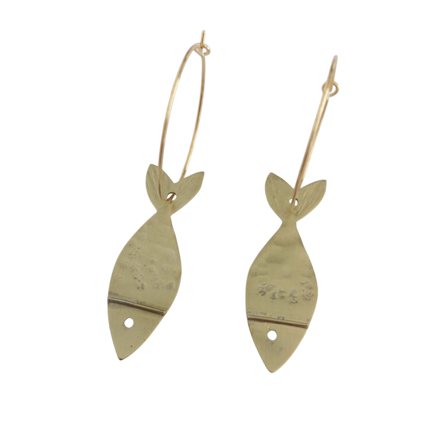 Pendientes pez Chicharro - Argolla Grande