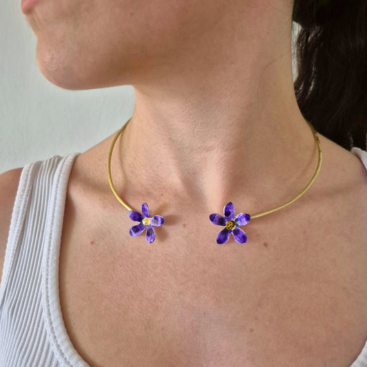 Gargantilla Rigida Violeta del Teide