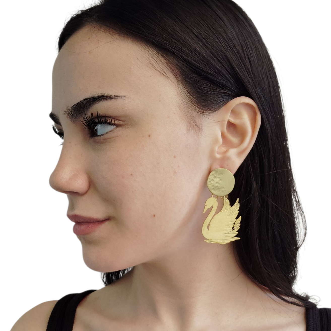 Pendientes Cisnes y Lunas