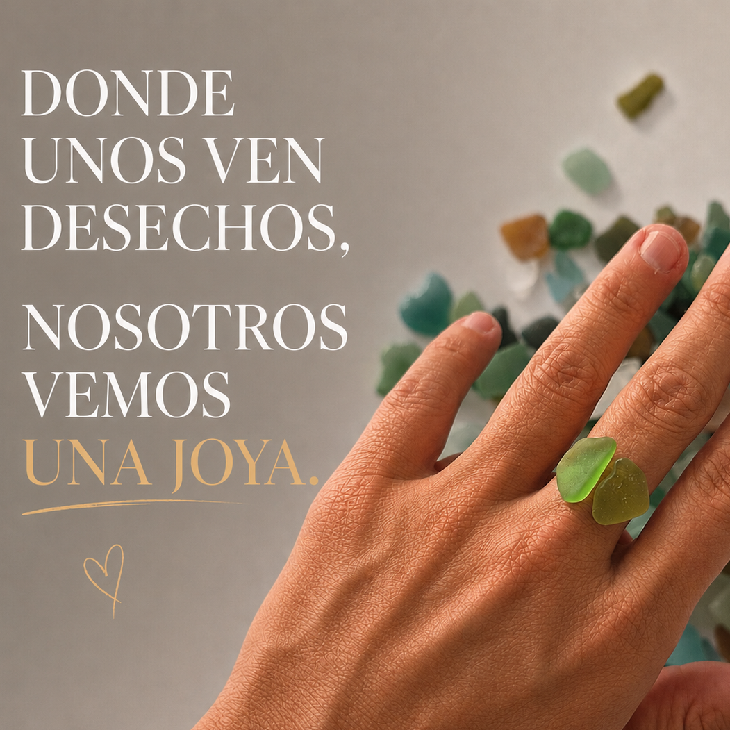 Crea tu propia joya con cristales recogidos del mar, Taller presencial.
