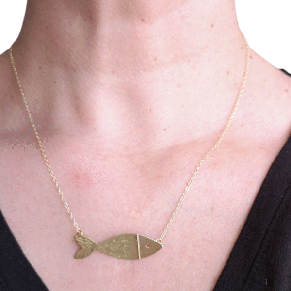 Colgante    Cadena ajustable    UN PEZ - Imagen 3