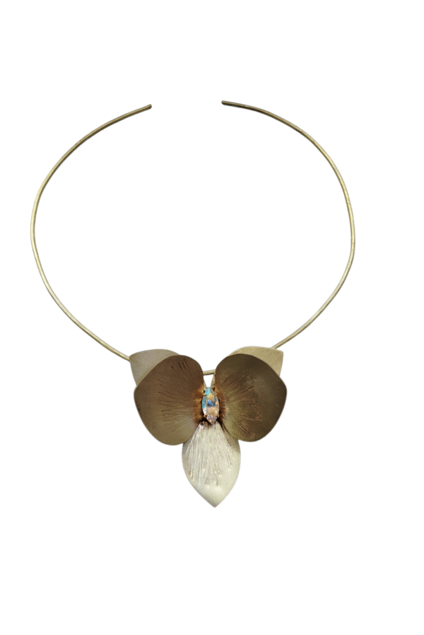 Gargantilla      ajustable     Orquídea