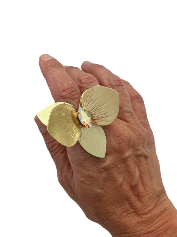 Anillo    Ajustable   de      Orquídea - Imagen 3
