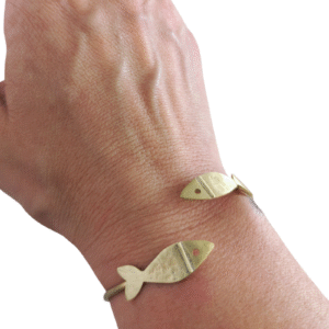 Pulsera     Ajustable      Dos   Peces