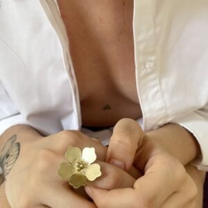 Anillo       AJUSTABLE      Una     Flor