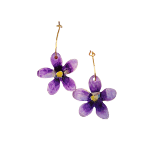 Pendientes - Argolla Violeta del Teide