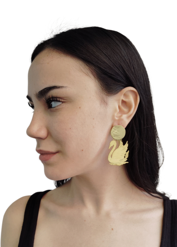 Pendientes        Cisnes    de         Lunas