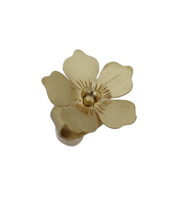 Anillo       AJUSTABLE      Una     Flor - Imagen 2